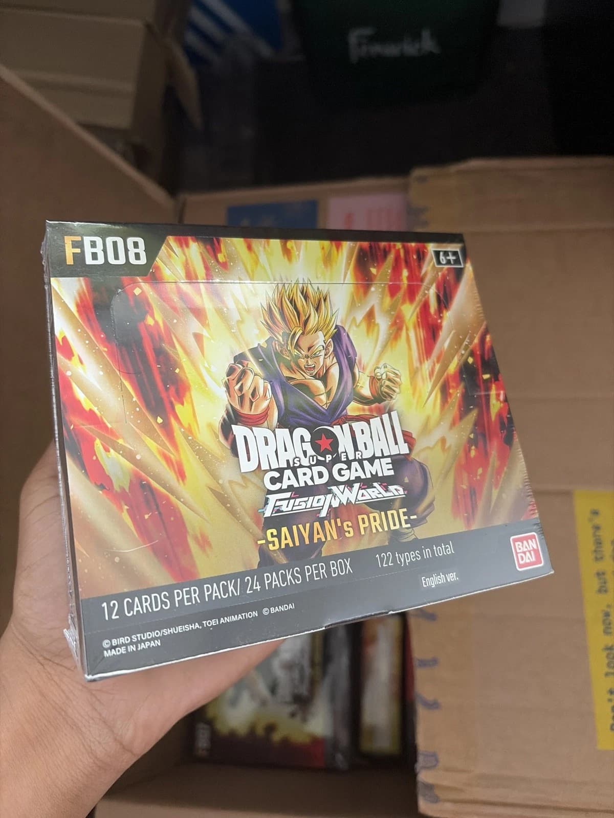 Dragon Ball Super: Fusion World FB-08 Saiyan's Pride Booster Box